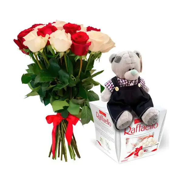 Цветы с игрушкой № 3